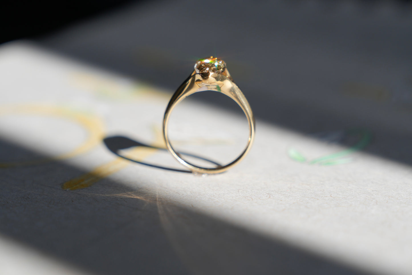 Jeri’s and Raymond’s Matching Toi et Moi Bridal Set and Wedding Band