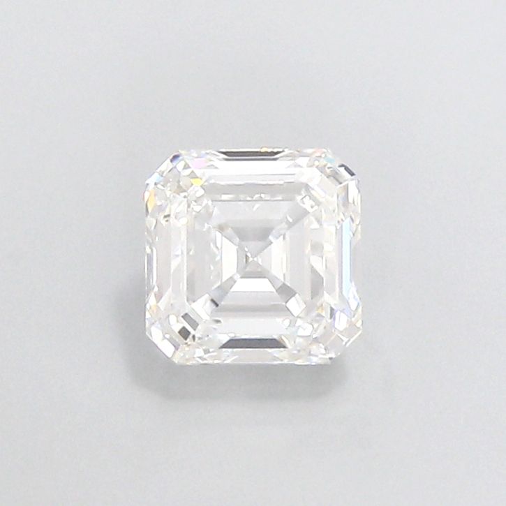 Lab Grown Asscher Cut Diamond 2.57ct E VVS2 and 2 Lab Grown Triangular Cut Diamond 0.41ct E VS1