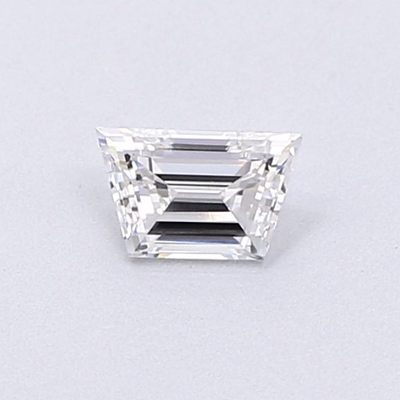 Lab Grown Radiant Cut Diamond 3.20ct E VVS2 and 2 Lab Grown Trapezoid Cut Diamond 0.35ct E VS1