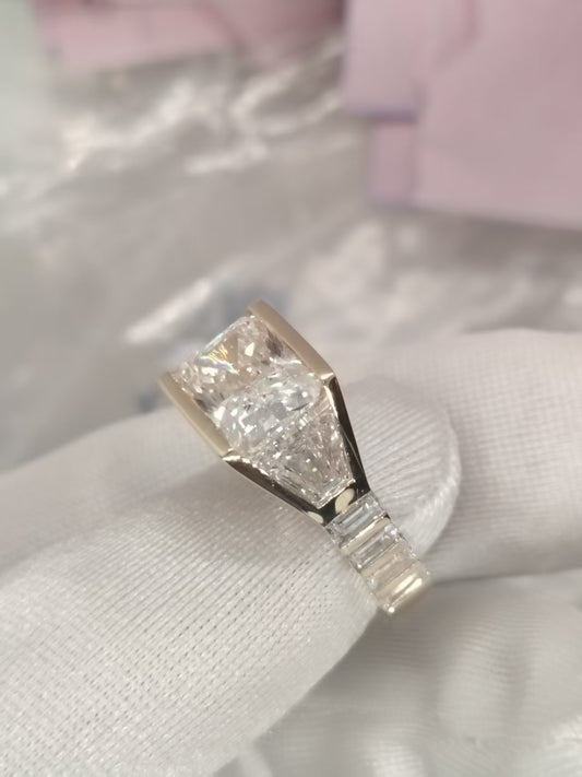 Final Delivery Deposit for Carol and Amy's Dahlia Enameled Ring