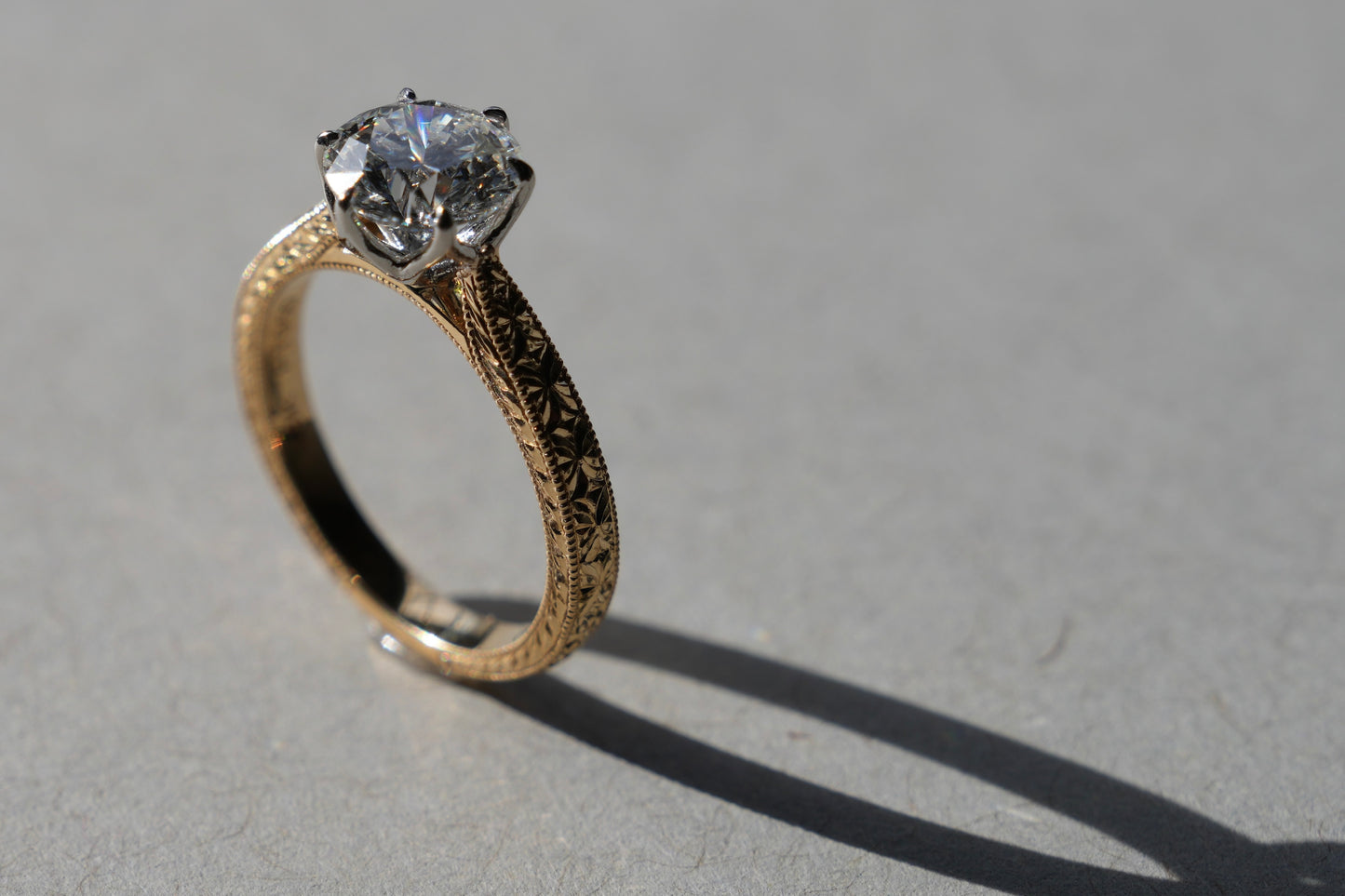 Nicola and Matias’ Hand-Engraved Ring