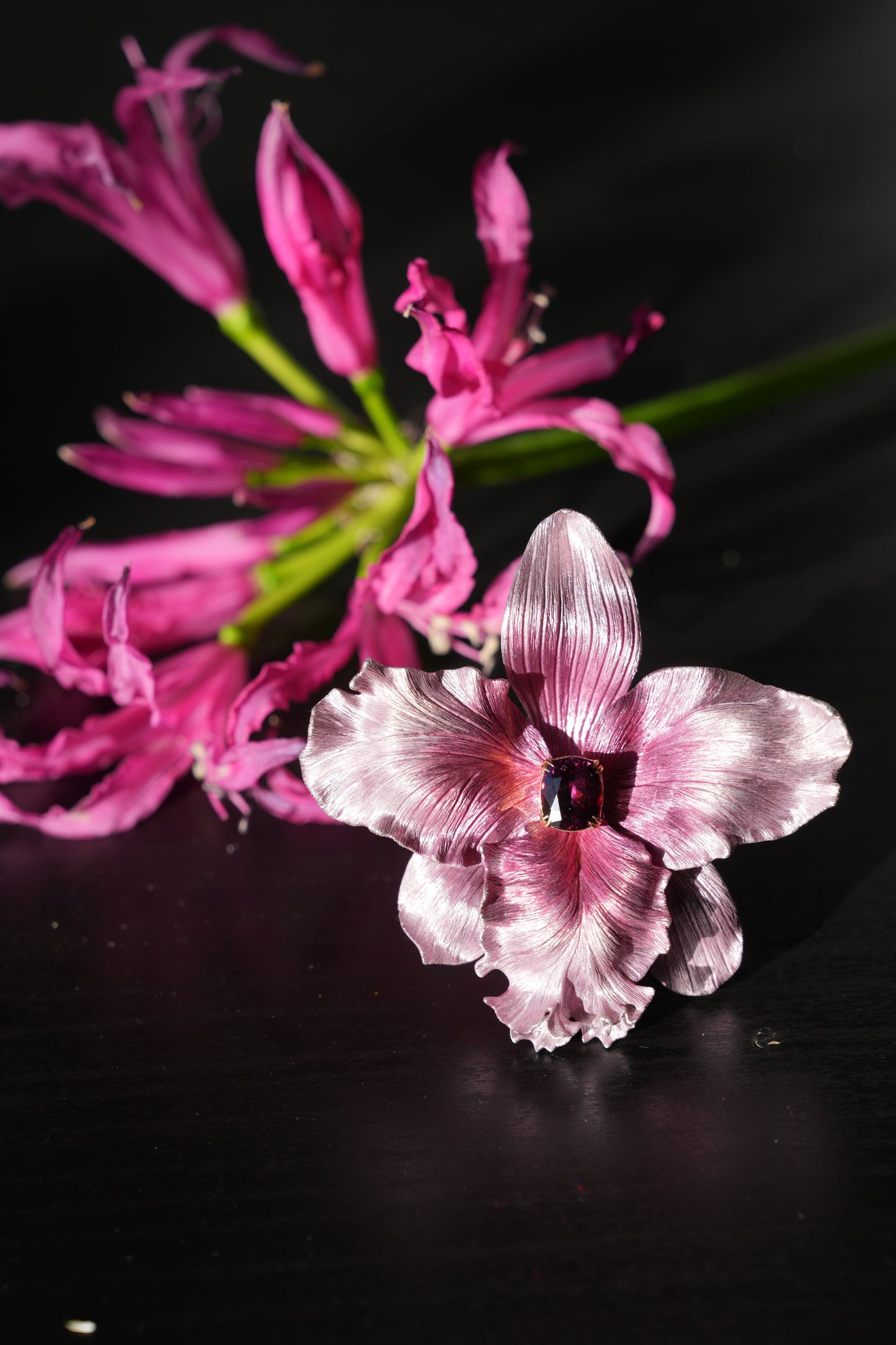Popo's Orchid Broach