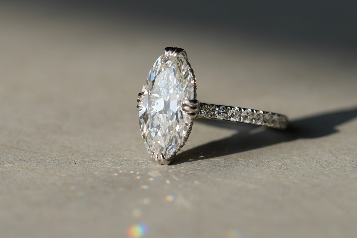 Andrea and David’s Antique Moval Ring