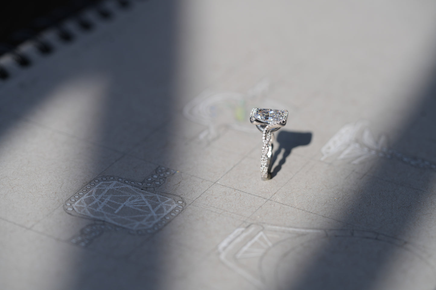 Kate and Justin's Twisted Turtle Ring