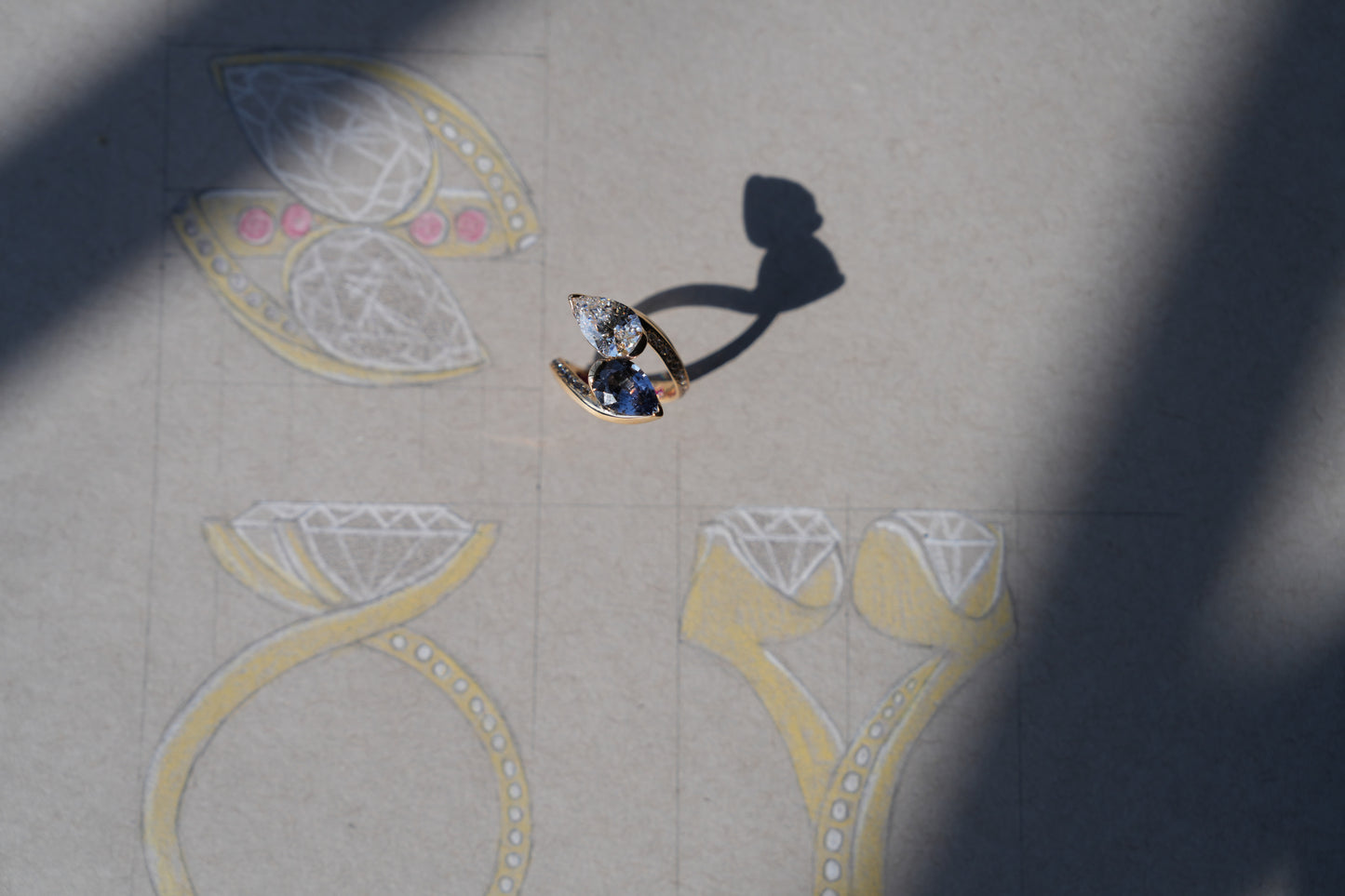 Lena and Andrew's Dancing Galaxies Ring