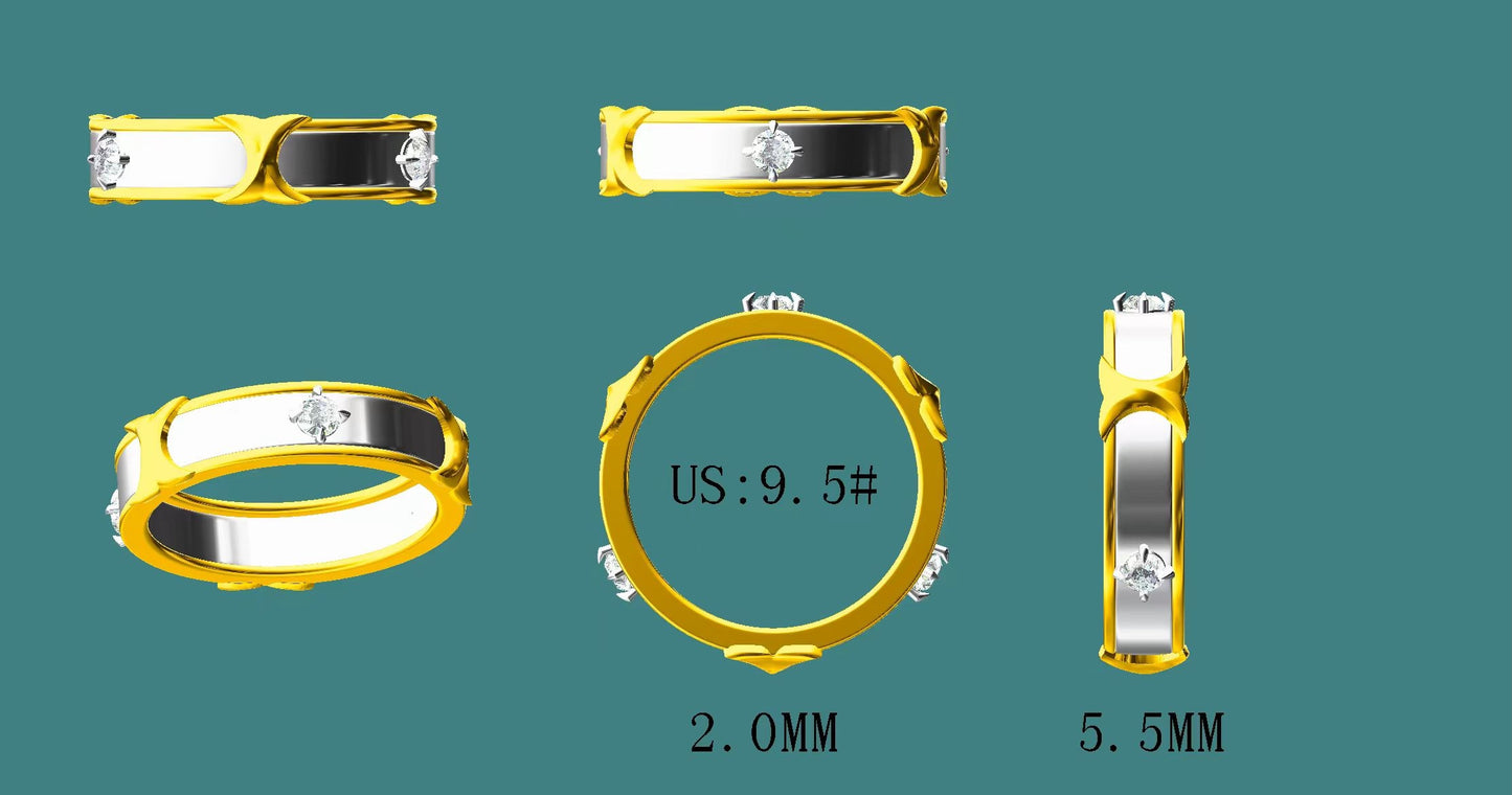 Custom Production Deposit for Nelson's Wedding Band