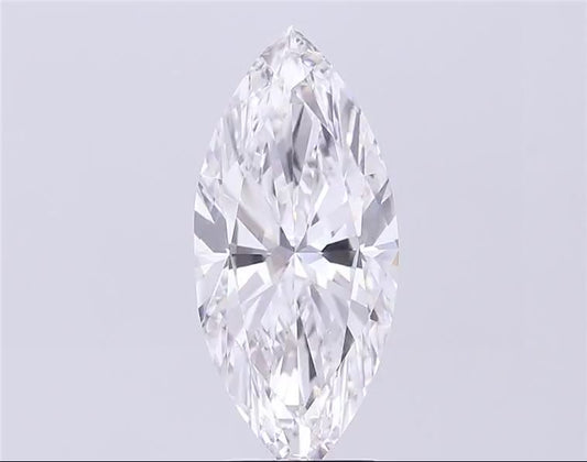 US 7.5 Marquise Zen Ring with 4ct F VS2 Diamond